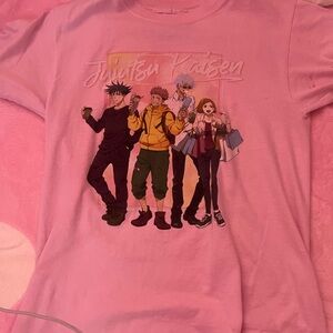 Pink Jujutsu Kaisen Graphic Women’s Tee